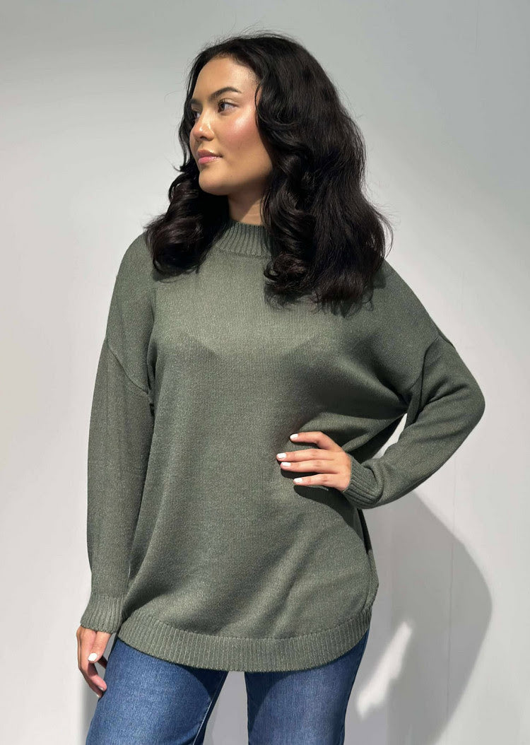 Janina genser Khaki