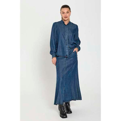 FQWILKE-SKIRT Medium Blue Denim