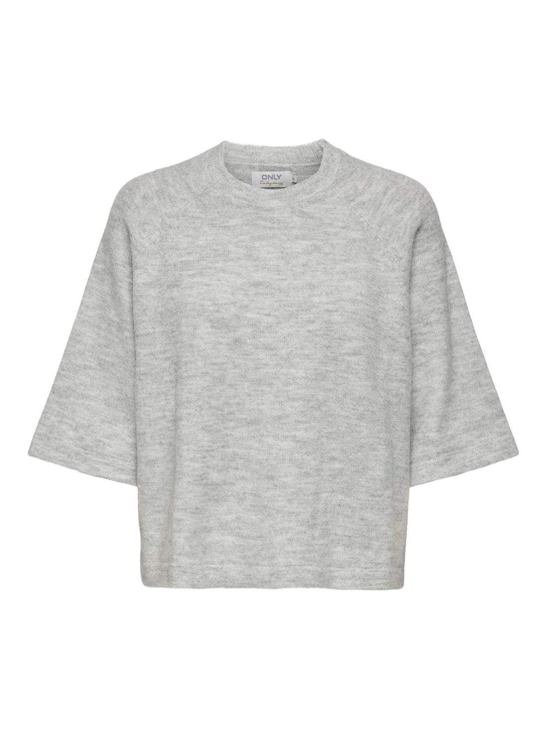 ONLSIMONI 3/4 PULLOVER KNT NOOS Lysegrå