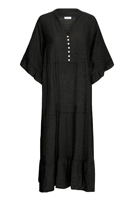 SBFONTANELLE LONG DRESS Jet Black