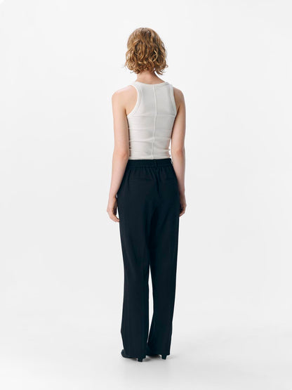 Objlisa Mw Straight Pant Noos Sort