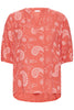 SBGIULIA SS BLOUSE Hibiscus