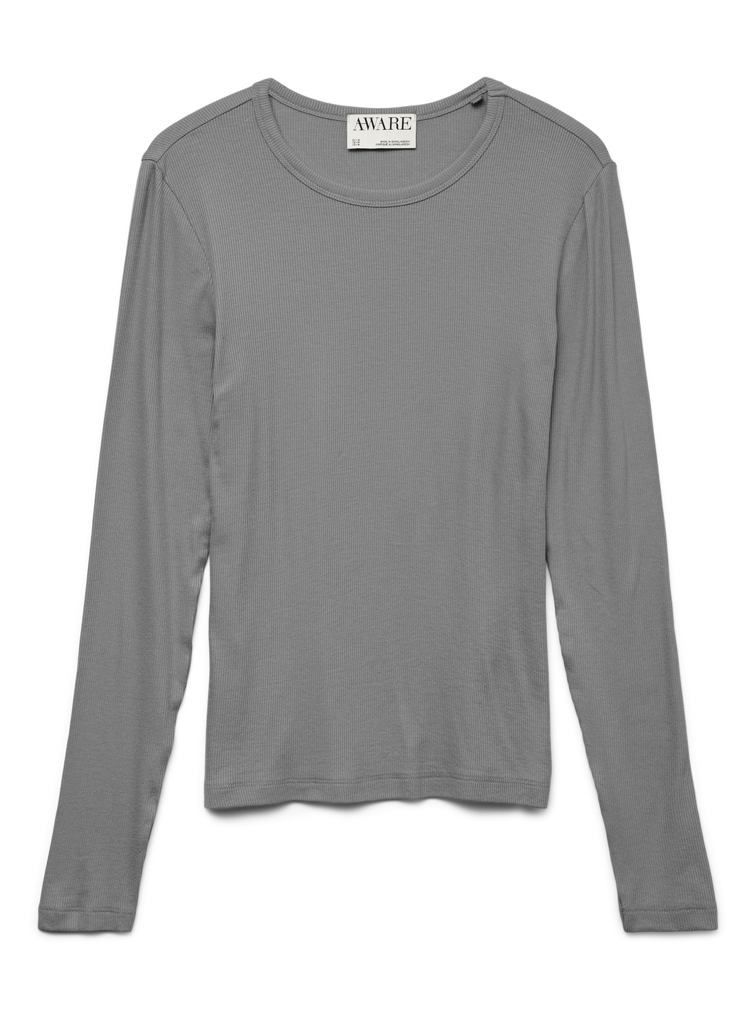 AWIRWINA LS O-NECK TOP NOOS Grå