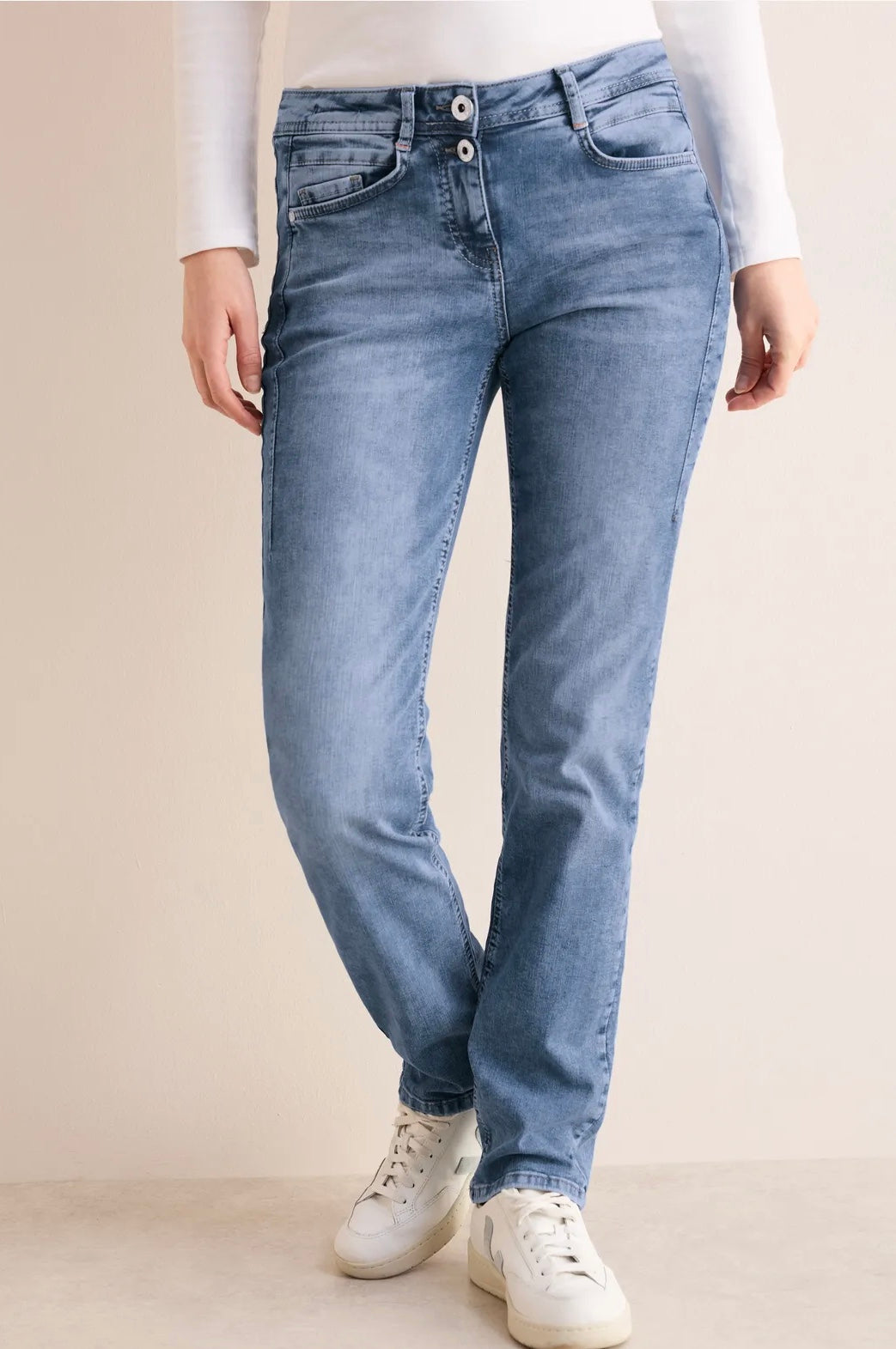 Scarlett straight authen Jeansblå