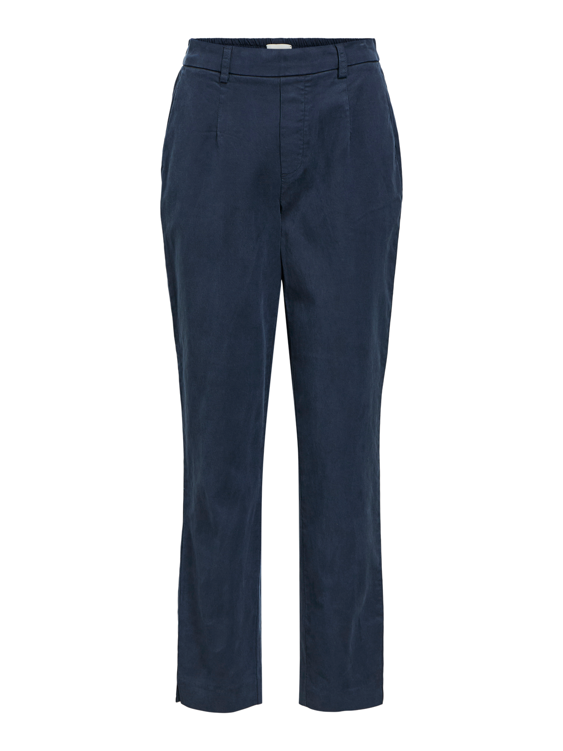 OBJMIA RE CHINO HW PANT NOOS Mørkeblå