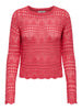 JDYSUN LAY L/S BOATNECK PULLOV. KNT NOOS Mellomrosa