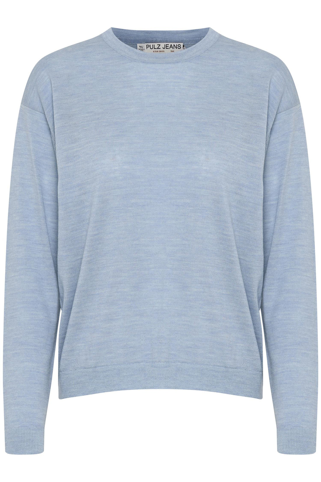 PZSADIE LS Oversized Pullover Blå