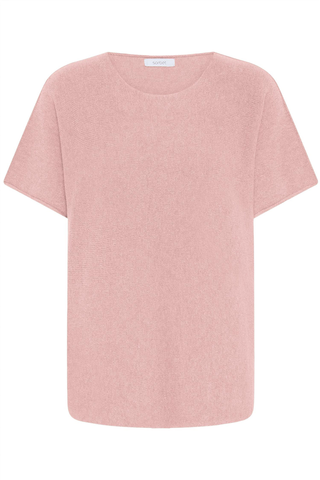 Sbinnova Half Sl Knit Blouse Misty Rose