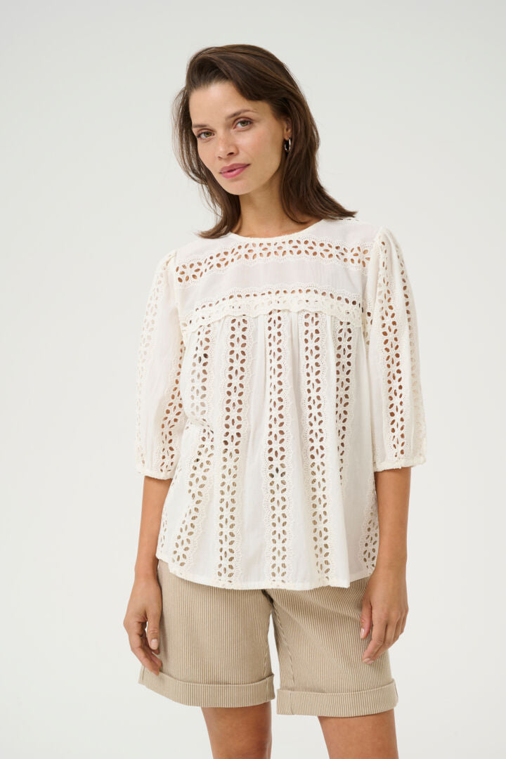 KArandy Blouse Offwhite
