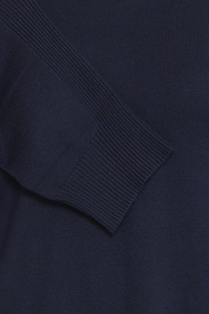 Pzsara Vneck Pullover Dark Sapphire