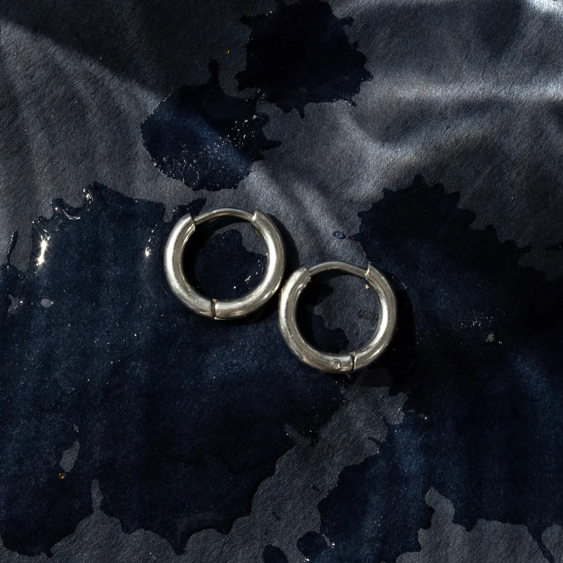 Harper - Hoop 12 mm Earrings Stainless Steel - Silver