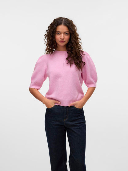 VMDOFFY 2/4 O-NECK PULLOVER GA NOOS Lyserosa