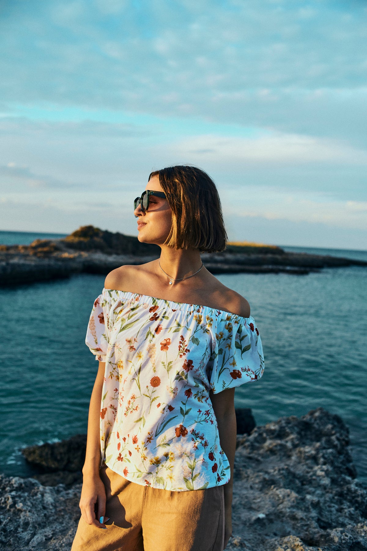 FQMELE-BLOUSE Coral