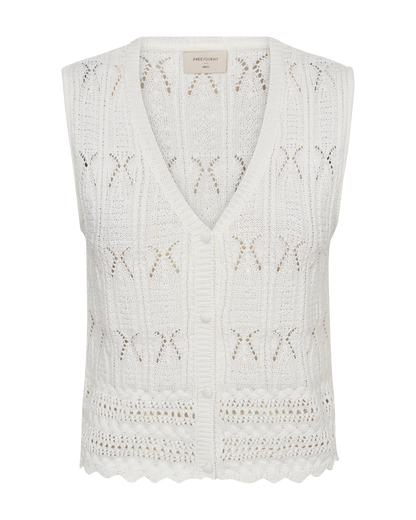 FQFRAYA-WAISTCOAT Hvit