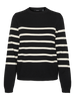 VMSABA PLAIN LS O-NECK PULLOVER GA NOOS Sort