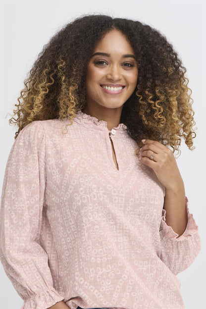 SBalexa lace blouse Rosa