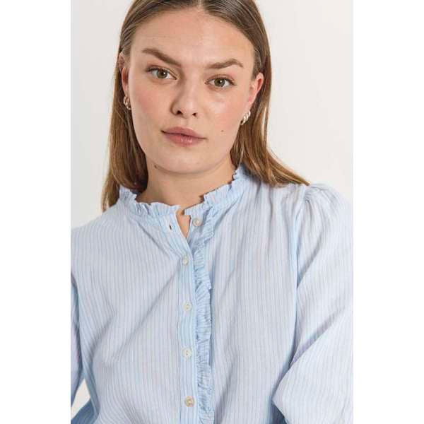 FQROLLY-BLOUSE Lyseblå