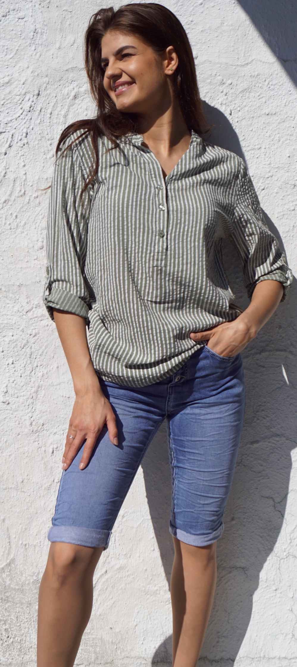 PEPPER CAPRI 1268 MELLOM VASK Blå