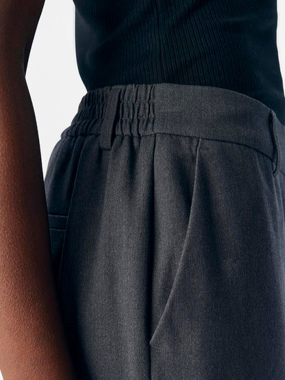 Objlisa Mw Straight Pant Noos Mellomgrå