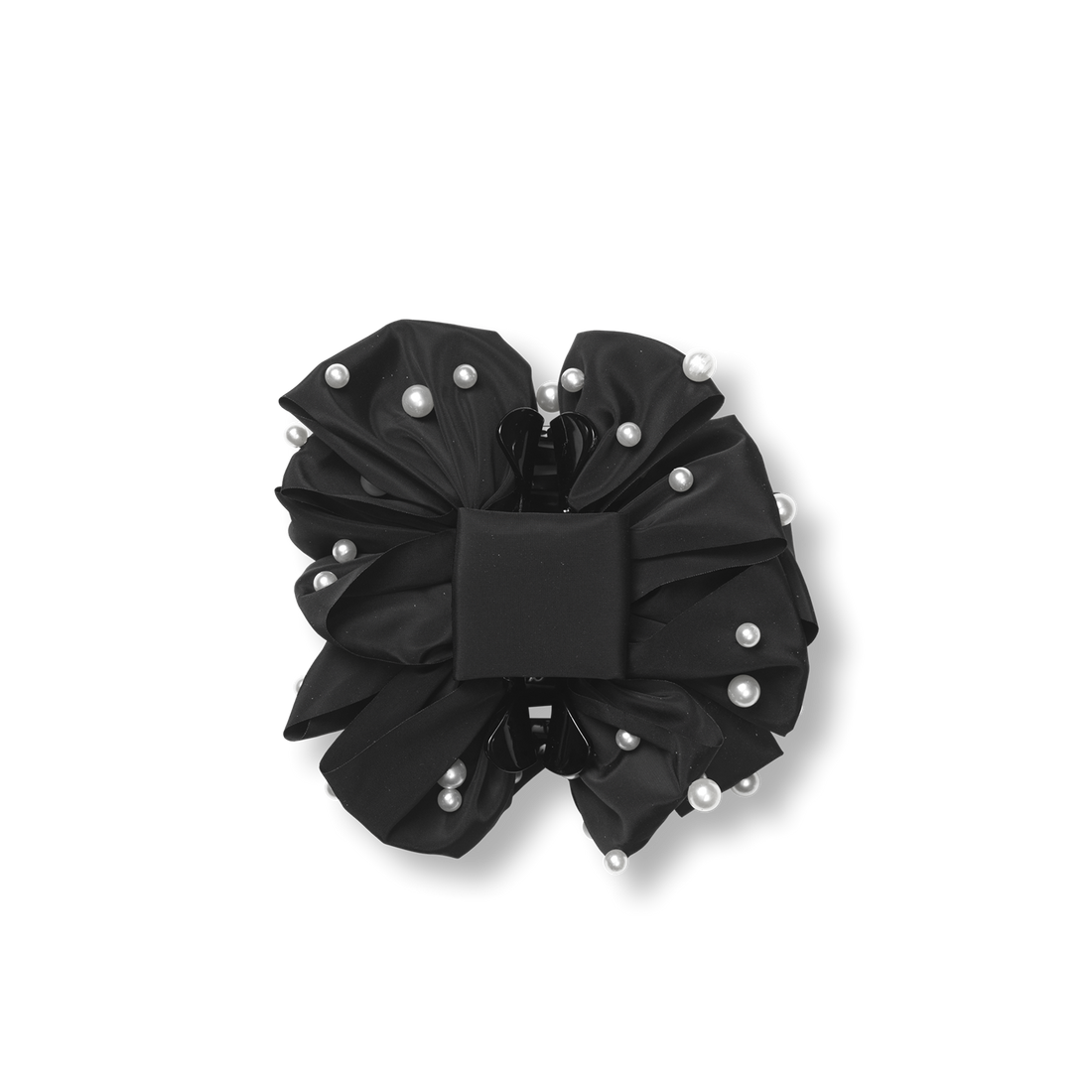 Day Pearl Bead Hair Claw B Svart