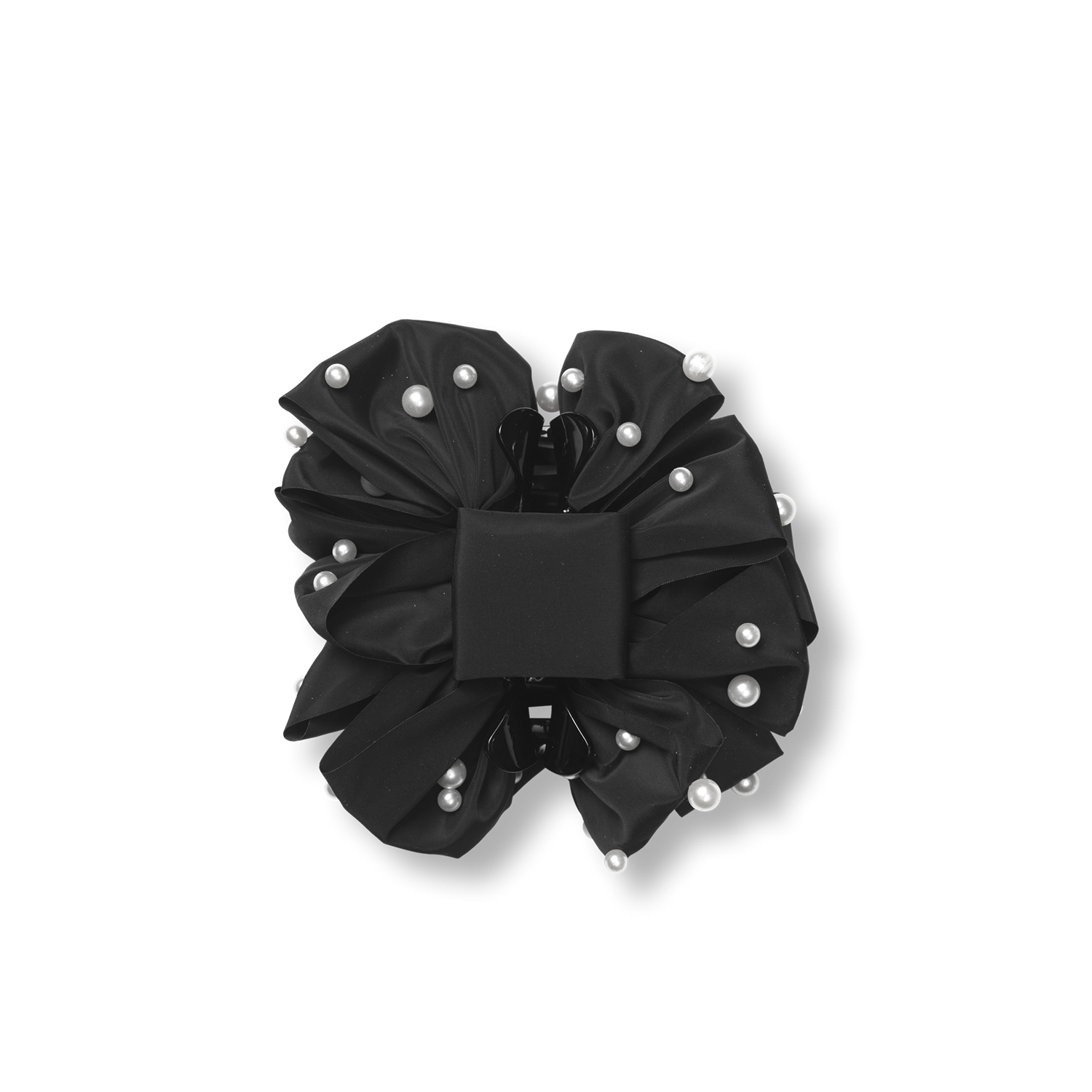 Day Pearl Bead Hair Claw B Svart