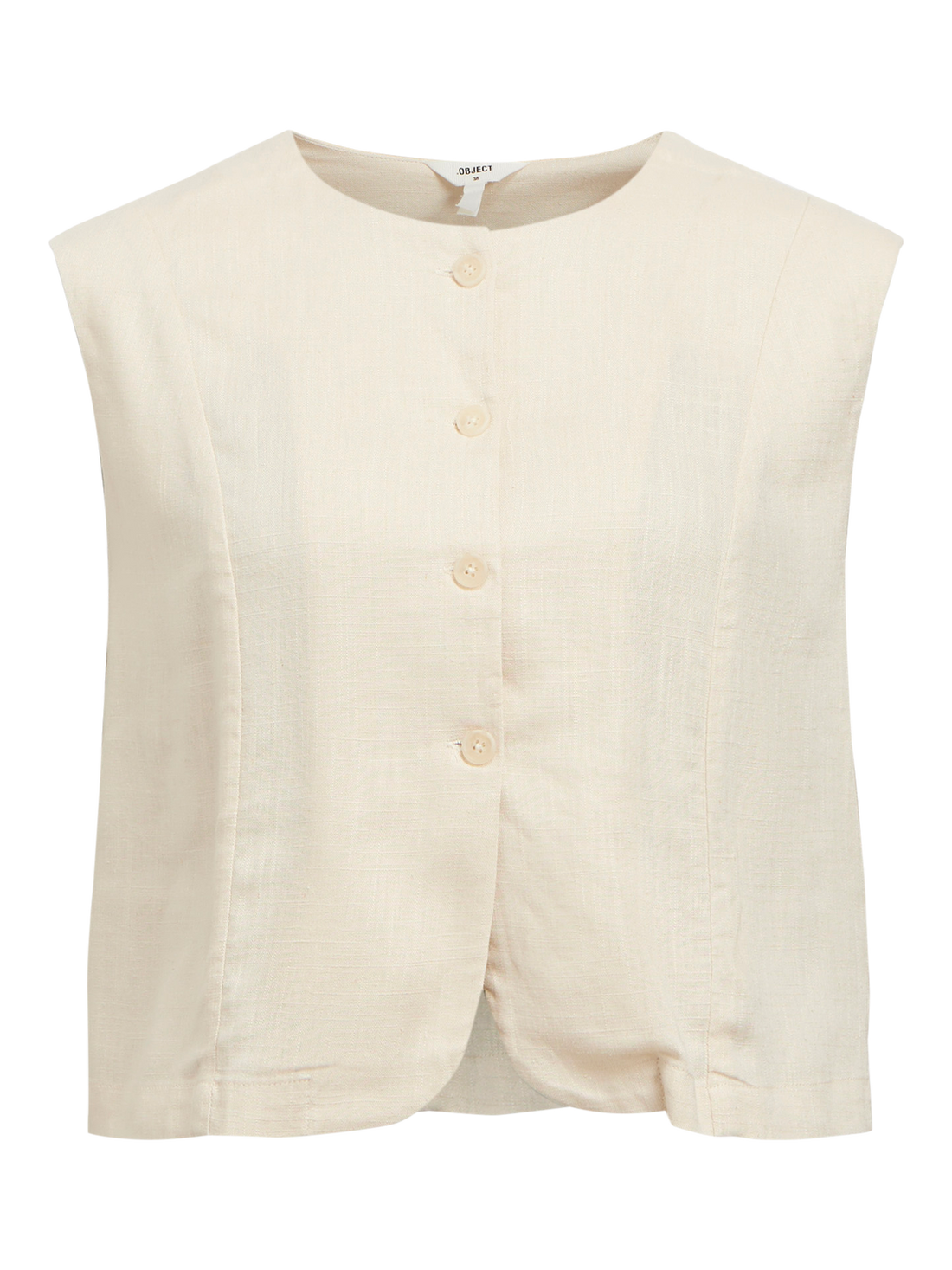 OBJAYA S/L RE VEST 138 Beige