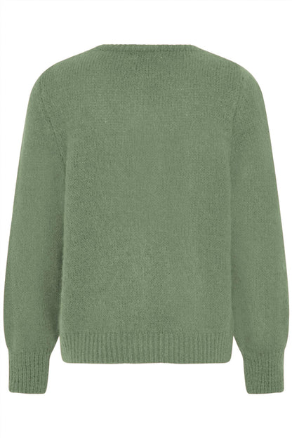 Sbgulvig Knit Cardigan Comfrey