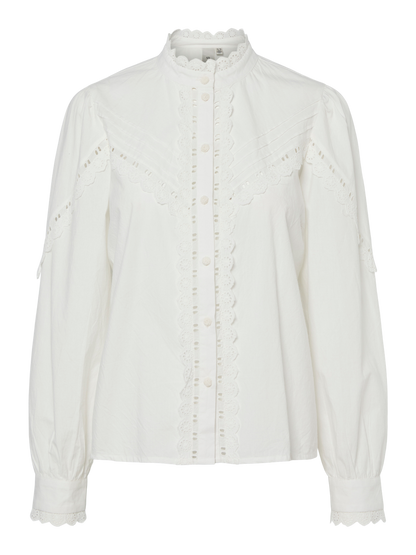 YASKOMEA LS SHIRT S. Offwhite
