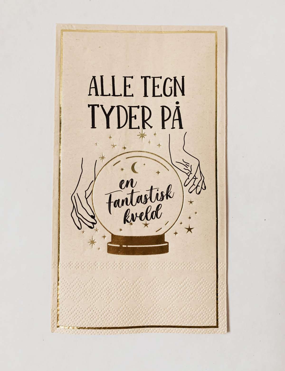SERVIETT «fantastisk kveld»