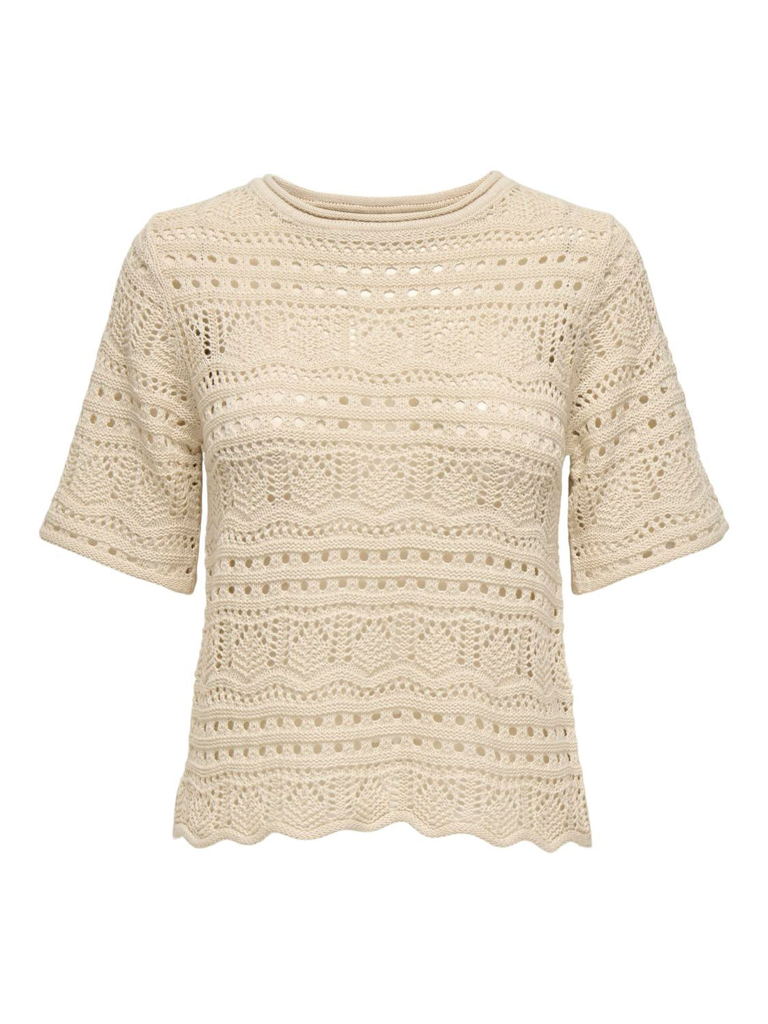 JDYSUN LAY 2/4 PULLOVER KNT Beige