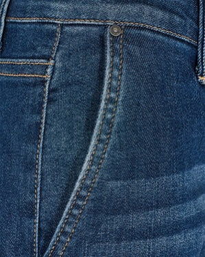 FQJANE-PANT DENIM Mellom Blå Denim