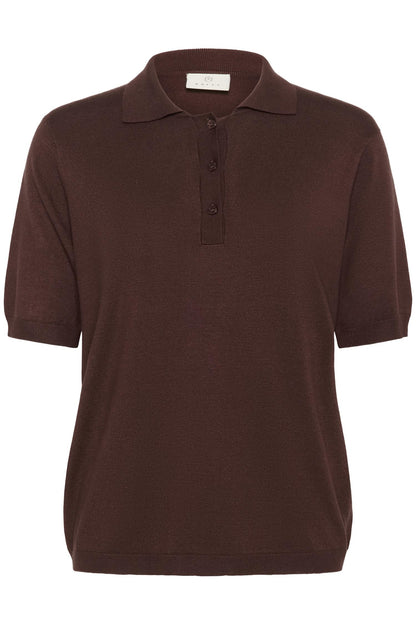 Kalizza Basic Polo Pullover Fudge
