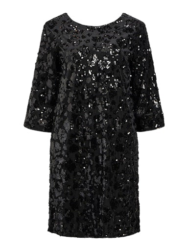 OBJEMINE LO 3/4 SHORT DRESS Svart