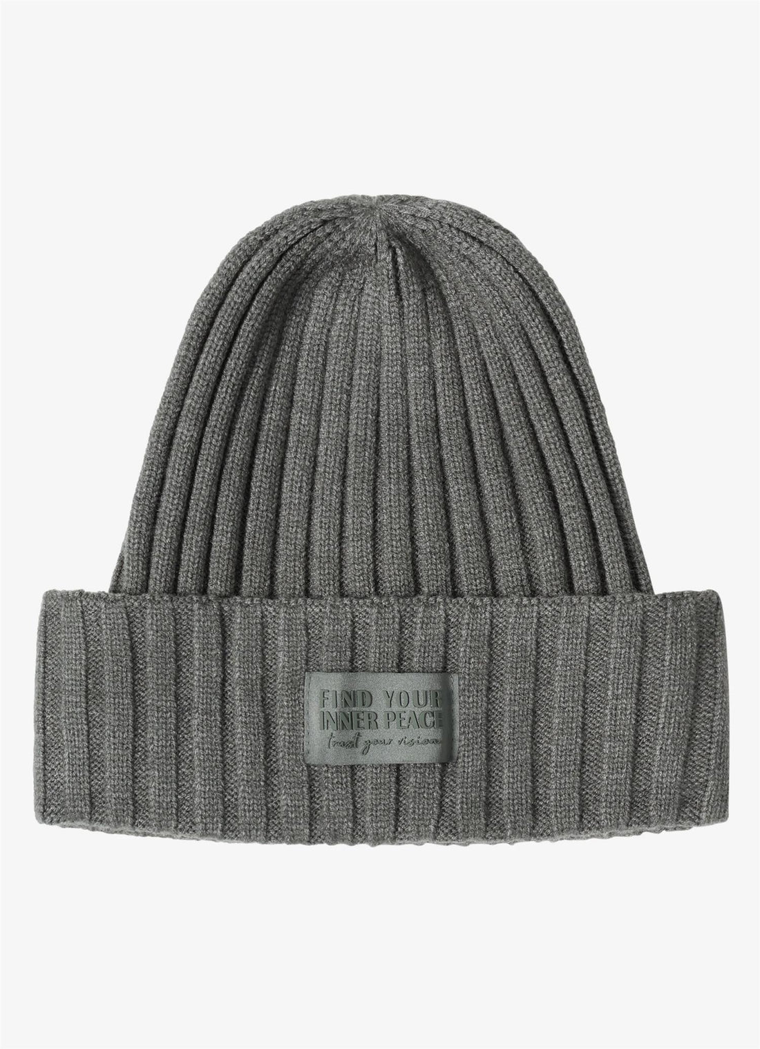 Solid knit cap Pastellgrønn