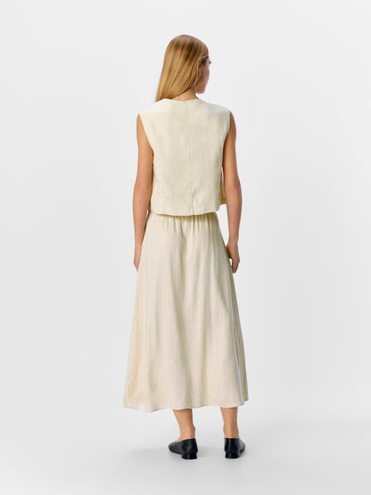 OBJAYA S/L RE VEST 138 Beige