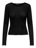 Onlcarlotta L/s Top Noos Jrs Sort
