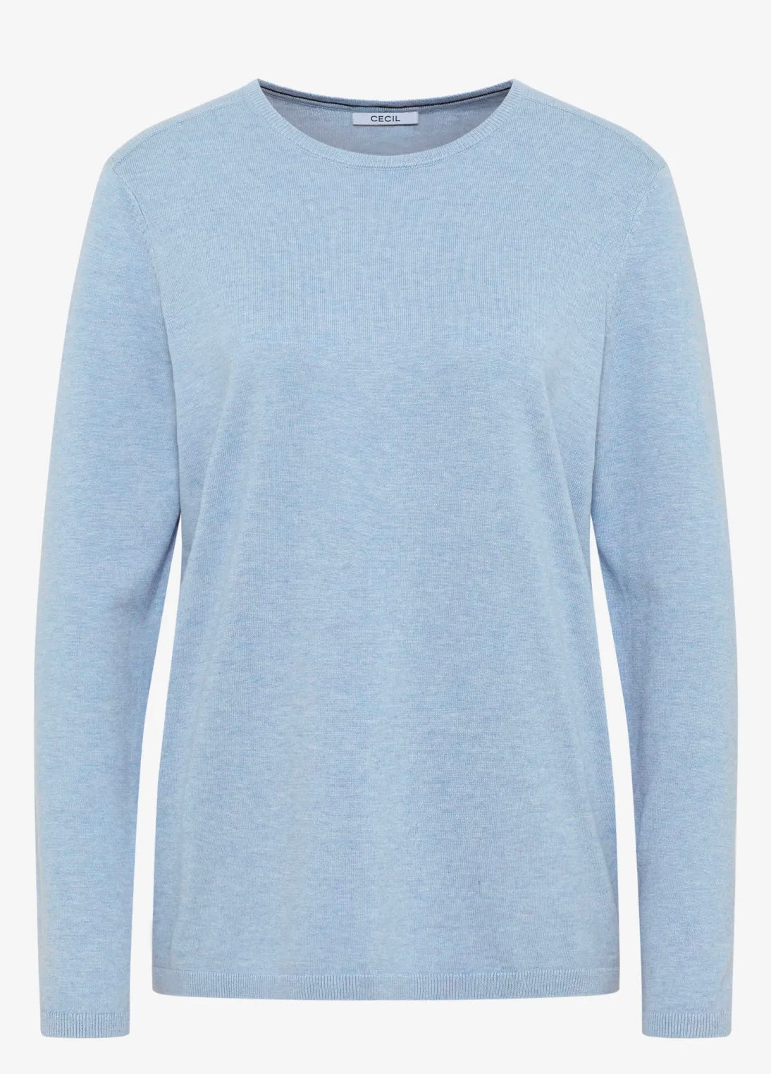 NOS BASIC ROUNDNECK Lyseblå