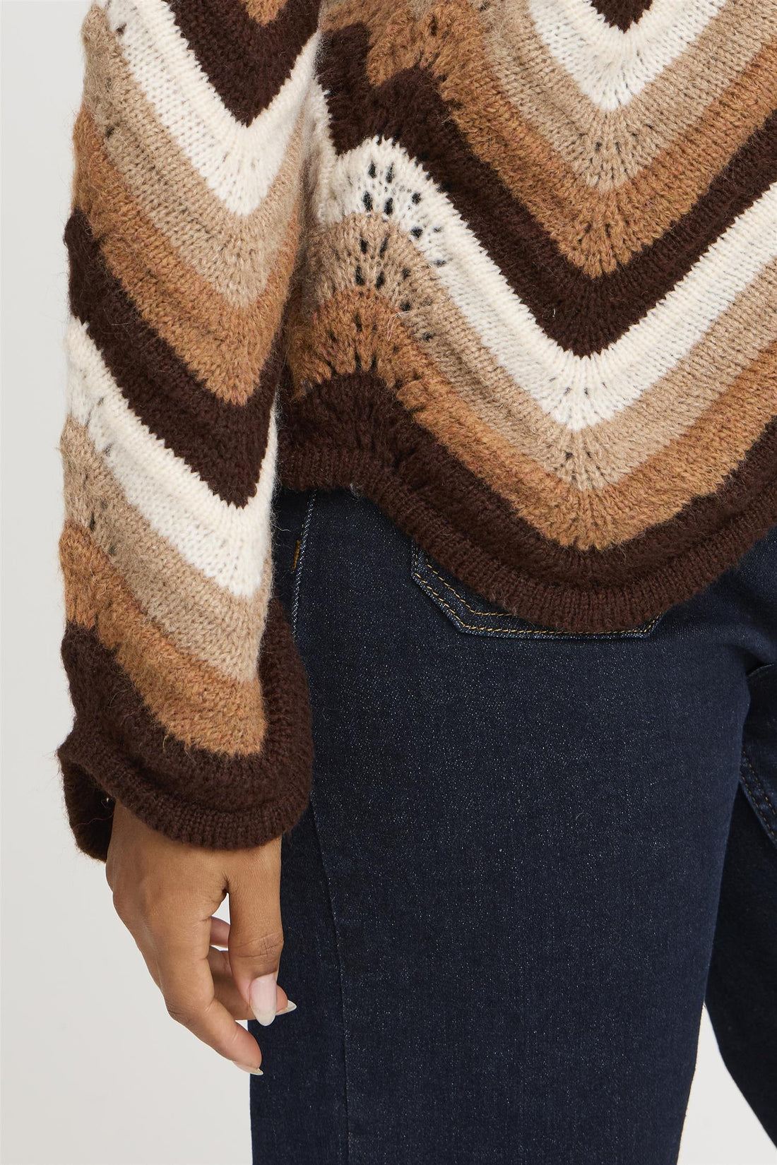 Sbbidiga Knit Cardigan Chocolate Brown