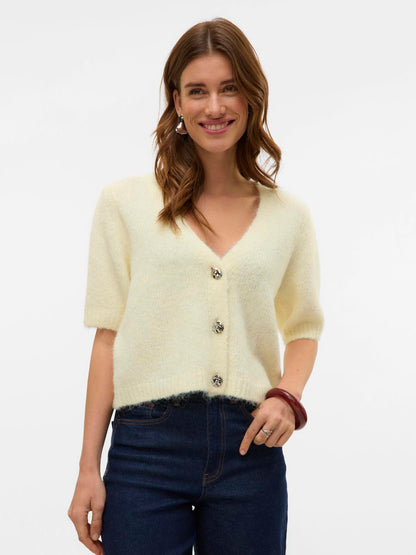 VMKAYSA 2/4 V-NECK CARDIGAN Lysegul