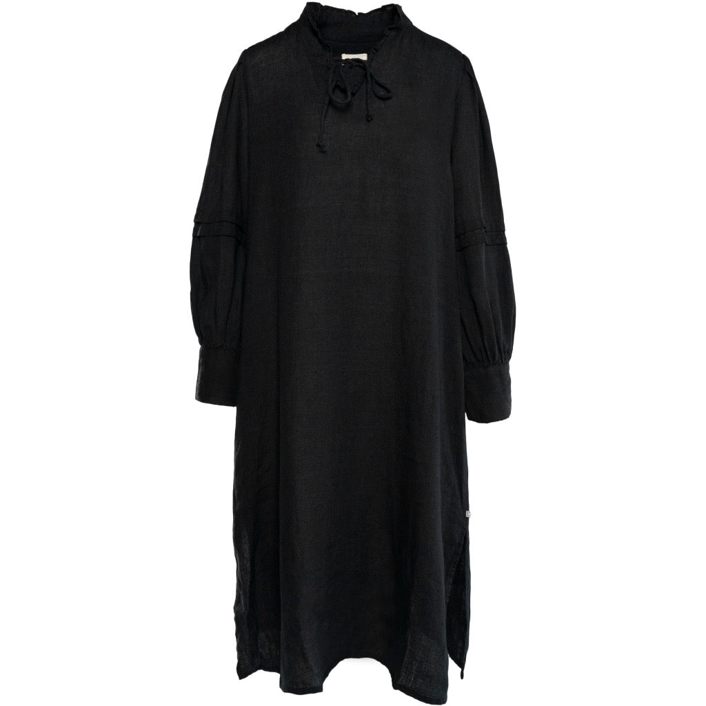 SARI Linen Dress Svart