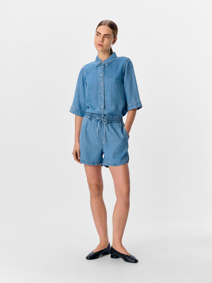 OBJFRAME RE MW SHORTS NOOS Lyseblå