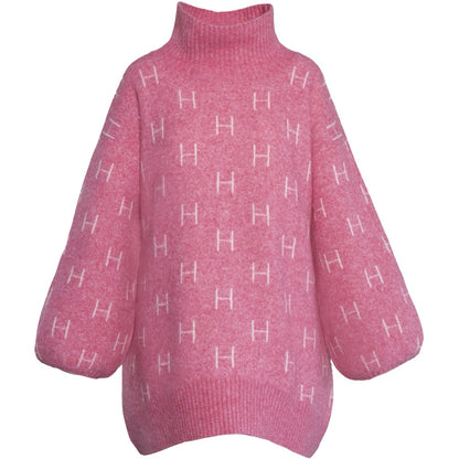 Fam Sweater Long Rosa