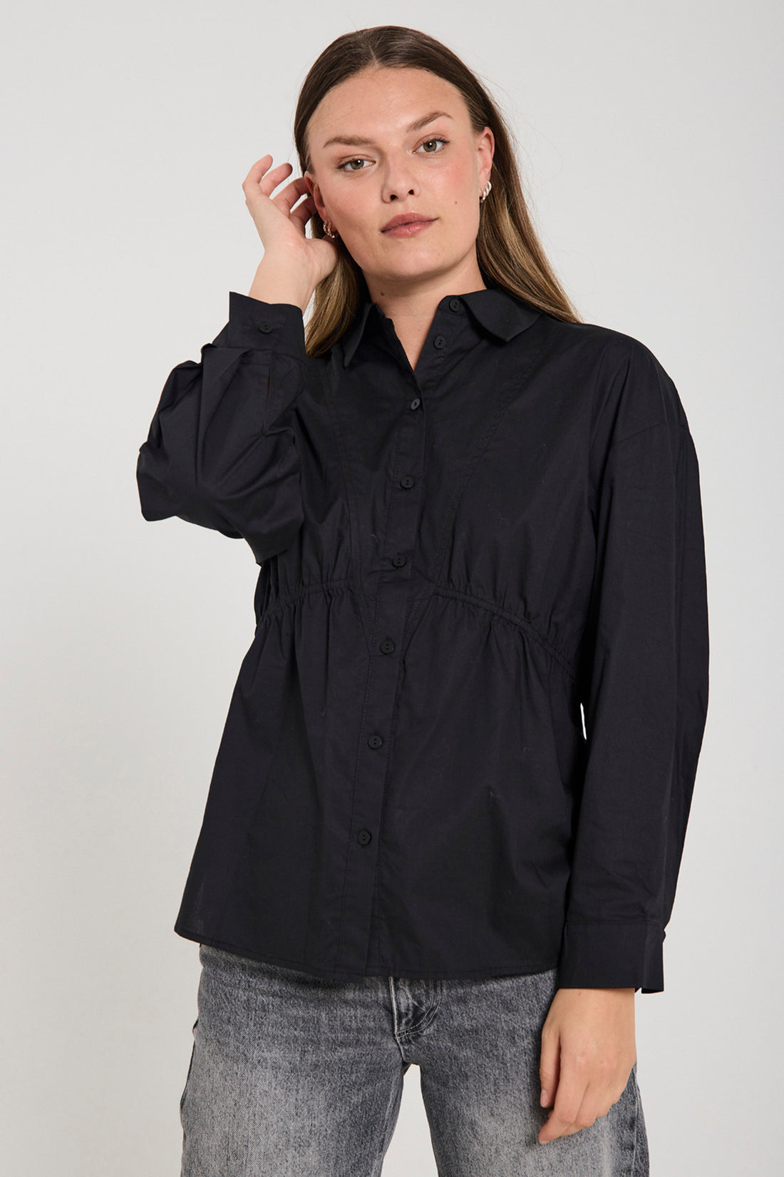 FQADJA-SHIRT Svart