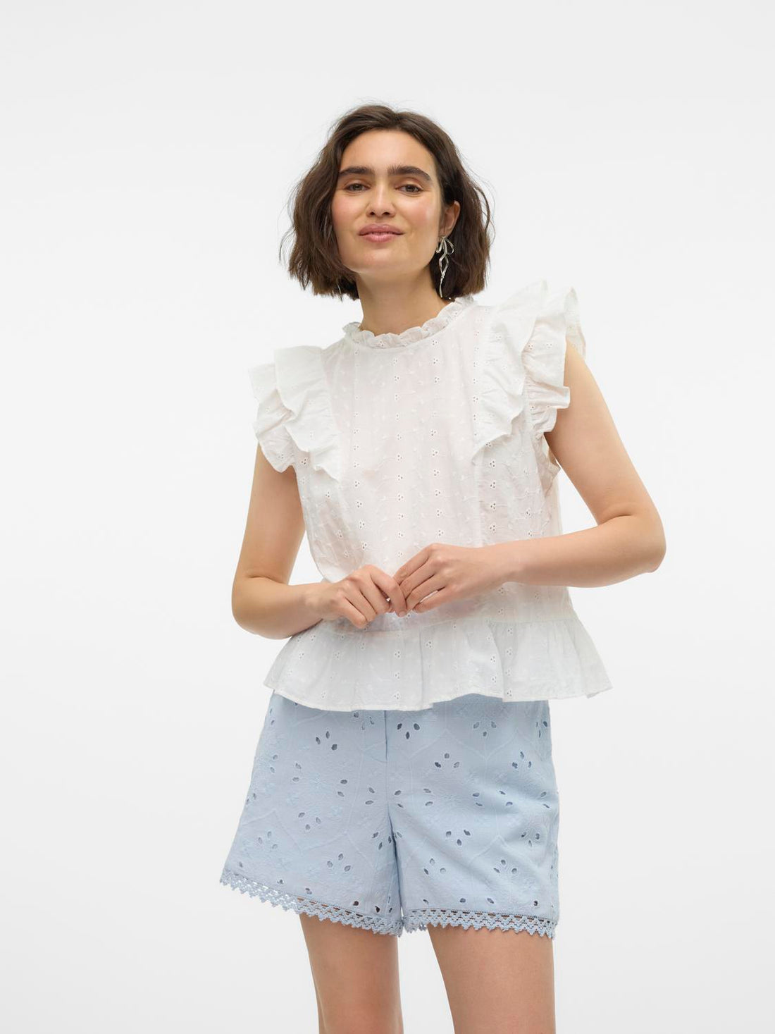 VMKAMMY SL HIGH NECK TOP VMA Hvit