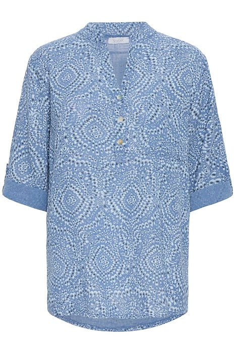 SBALEXA BATIC BLOUSE Jeans Blue