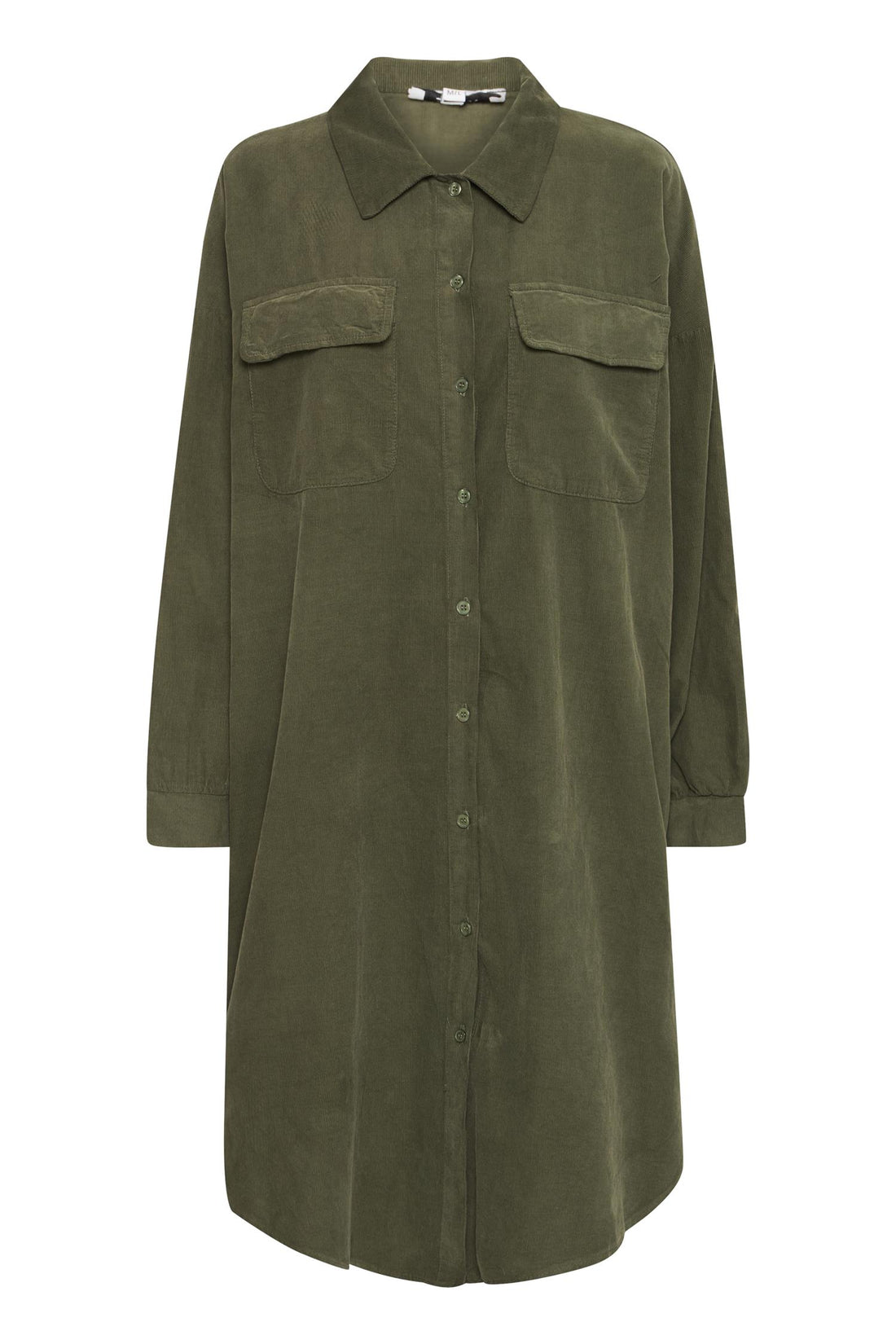 Sbtonya Shirt Dress Dusty Olive
