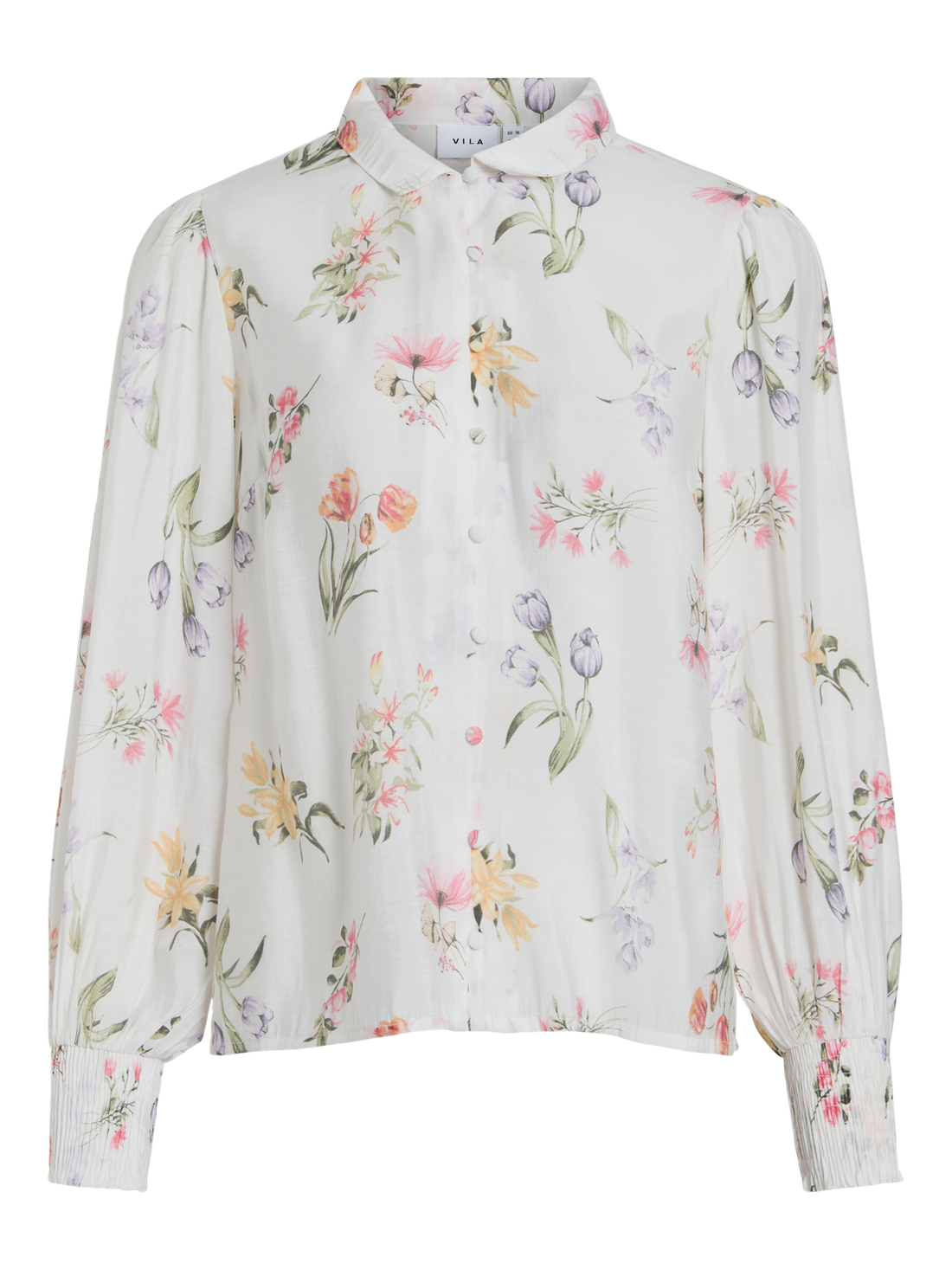 VIEDNANA FIR L/S SHIRT/LN Klar Hvit