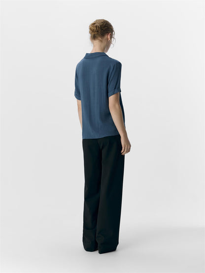 OBJSANNE S/S RE SHIRT NOOS Mørkeblå