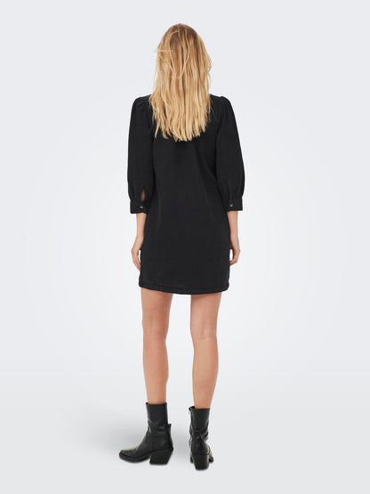 -Onlfelica Dnm Dress Noos Sort