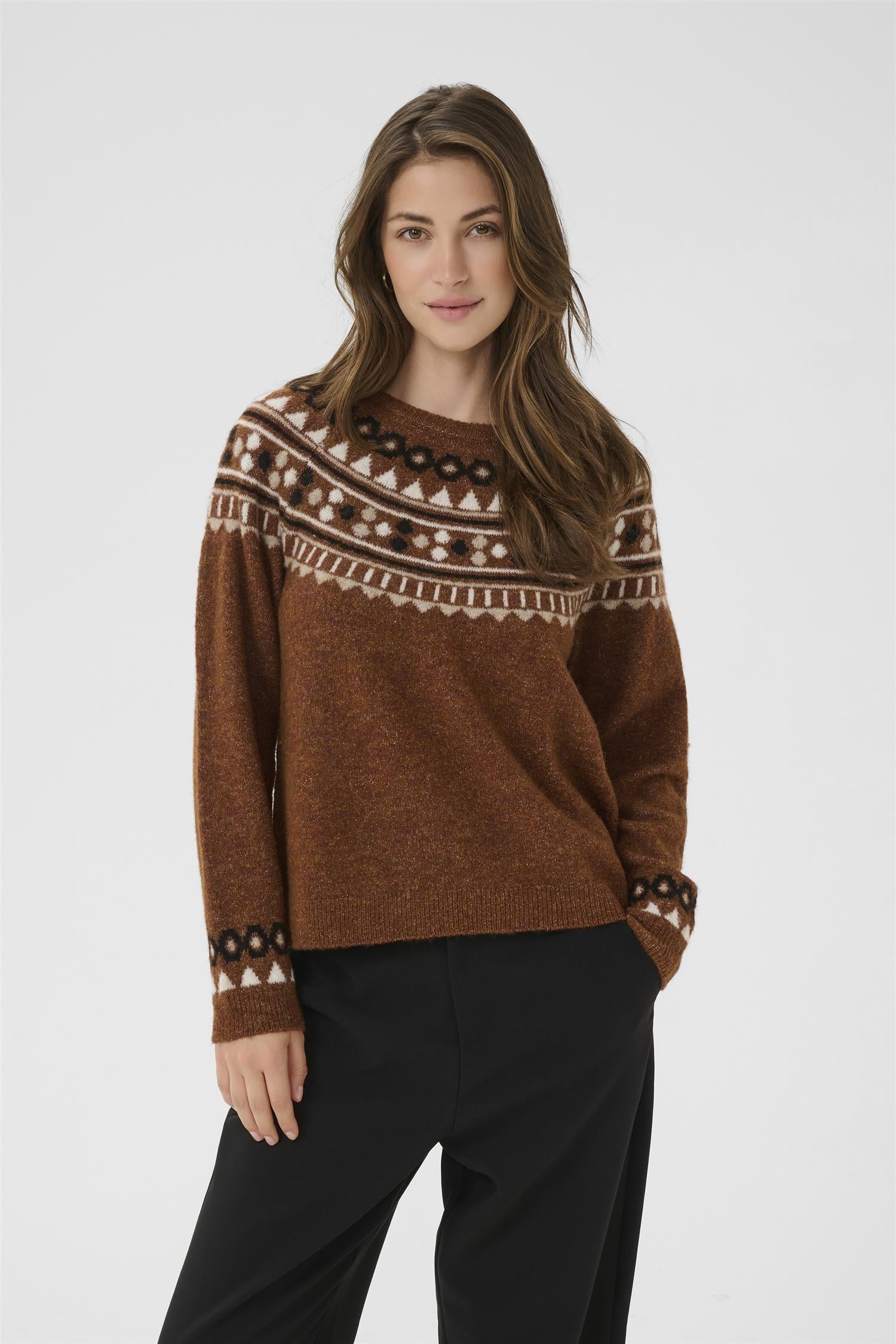 Crcherrie Pullover Sorrel Horse Melange